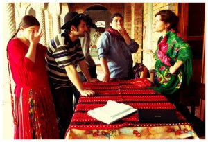 Filmagem para documentário sobre cultura Romani na Roménia